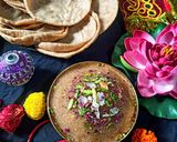 A picture of step 14 of Halwa Poori.
