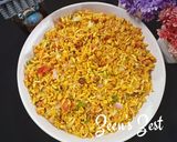 A picture of step 3 of Mumbai street style Sukha Bhel.