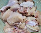 A picture of step 1 of Chicken Afghani pulao 😋.