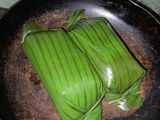 Nasi bakar ikan teri