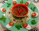 A picture of step 12 of Veg Dhansak.