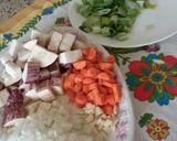 Foto del paso 1 de la receta Guiso de garbanzos con verduras