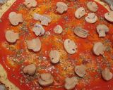 Foto del paso 4 de la receta Pizza de base de coliflor