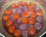 Hình bước làm 3 của món Chè Lũm Chũm 2 Màu (Chè Trôi Nước Không Nhân)
