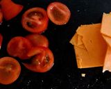 A picture of step 3 of My Cheese & Tomato Grilled Spam Toastie #2Flavours #Breakfast #Lunch.