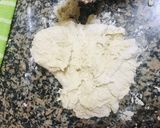 A picture of step 4 of Coconut chapati #coconutchapati.