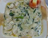 A picture of step 5 of Yogurt and mint chicken.