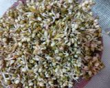 A picture of step 1 of Sprout cutlets.