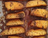 Foto del paso 4 de la receta: Pargo Salvaje a la Plancha con Patatas Gajo y Mayonesa de Ponzu con Trufa y Galbi