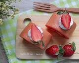 Strawberry Roll Cake langkah memasak 5 foto