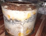 A picture of step 6 of Coconut Mango Sagoo Pudding.