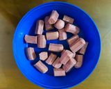 Foto del paso 2 de la receta: Panchitos o salchichas envueltas 🌭