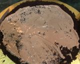 A picture of step 4 of Chocolate brownie cake with tea ☕️.