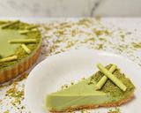 Foto langkah ke 4 dari resep Matcha & Coconut Panna Cotta Tart.