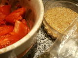 Quinoa con salsa fresca de tomates