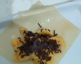 Foto langkah ke 1 dari resep Pangsit Manis isi Pisang Coklat.