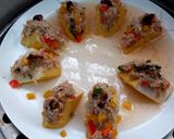 รูปขั้นตอนการทำที่ 6 ของ เต้าหู้ยัดไส้ไก่สับนึ่งซีอิ้ว