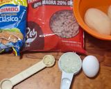 Foto del paso 1 de la receta: Bisteces de carne molida y papa
