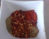 A picture of step 2 of Masala for spicy Chicken Roast.