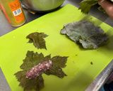 A picture of step 4 of Afghan Dolma.