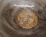 A picture of step 2 of Brinjal curry or barwa baingan without onion garlic.