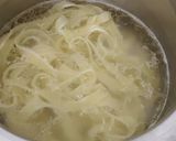 A picture of step 1 of Fettuccine Pasta 🍝 In Alfredo Sauce.