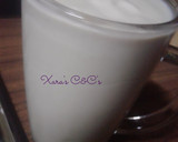 A picture of step 6 of Guava shake.
