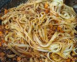 Gambar langkah 3 resipi Fettuccine Sos Tomato.