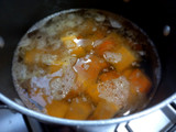 Crema de auyama y zanahoria