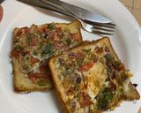 A picture of step 6 of Egg bread toast with a twist.
