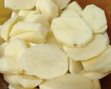 Foto del paso 1 de la receta: Saquitos de bacalao con jamón y salsa de miel y mostaza