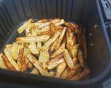 A picture of step 4 of French Fries in Cosori Air Fryer.