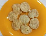 A picture of step 1 of Dahi Papdi Chaat.