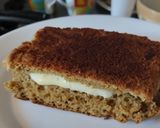 Foto del paso 4 de la receta: Sándwich🧀de queso🥯en pan de plátano casero🍞🍌🥯