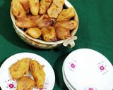 A picture of step 4 of Pazham Pori.