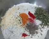 A picture of step 1 of Methi Ajwain Poori.