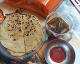 आलू प्याज़ पंराठा (aloo pyaz paratha recipe in Hindi) रेसिपी चरण 4 फोटो