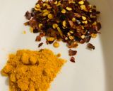 A picture of step 1 of Moong Masoor Daal.