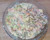 A picture of step 5 of Apple Walnut Coleslaw.
