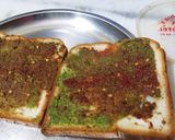 A picture of step 1 of Cucumber sandwich.