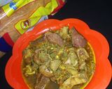 A picture of step 3 of Farfesun kayan ciki.