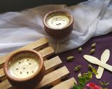 A picture of step 2 of Cardamom Rabdi.