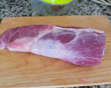 Foto del paso 1 de la receta: Filete de cerdo con salsa de Mostaza a la Antigua