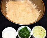 A picture of step 1 of Latkes, Crispy Potato Fritters. Jon Style.