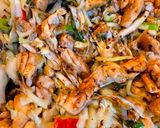 Foto del paso 3 de la receta Pollo en tiras salteado con col