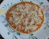A picture of step 4 of Cheesy Mexican Veg Pizza.