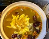 香水蓮花雞湯的食譜步驟4照片
