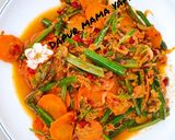 Foto langkah ke 8 dari resep Tumis pedas bunga bawang.