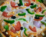 वेज पिज़्ज़ा (Veg pizza recipe in Hindi) रेसिपी चरण 5 फोटो