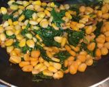 A picture of step 3 of Cheesy Corn Spinach Sandwich.